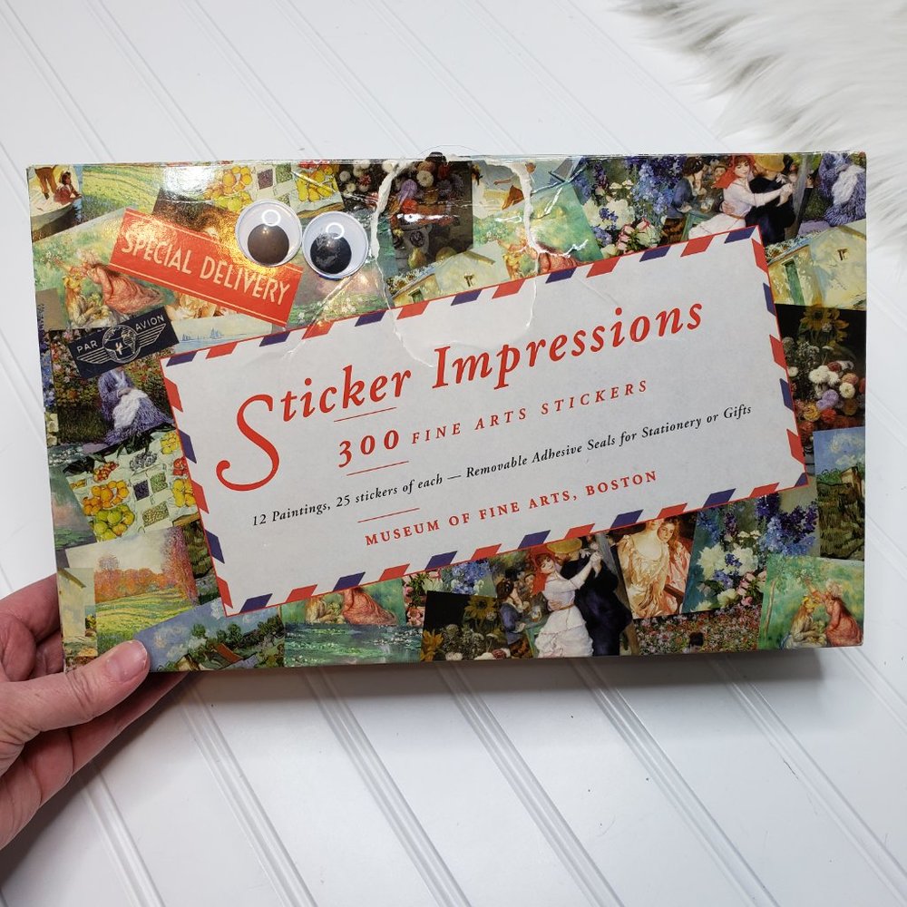 59 Fine Art Stickers - Museum of Fine Arts, Boston - Renoir Monet Caillebotte